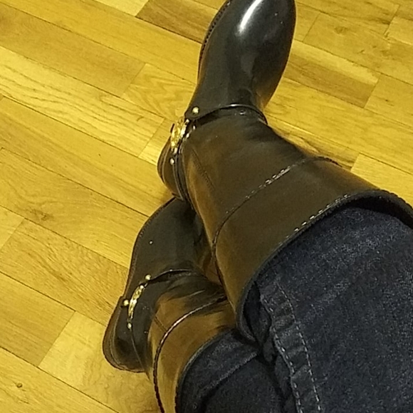 MK original. Tall rain boots - Picture 1 of 6